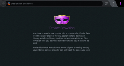 آموزش ایجاد تب خصوصی و امن در مرورگر فایرفاکس